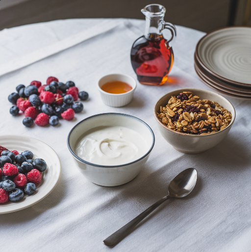 ### Image Keyphrase:
"Greek Yogurt Parfait with Fresh Berries and Granola"