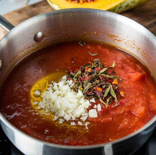 spaghetti-squash-marinara-sauce