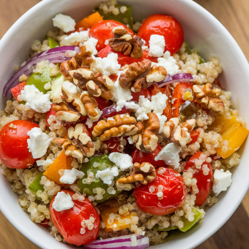 Quinoa Salad with Roasted Veggies