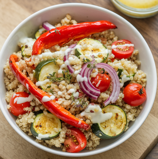 Quinoa Salad with Roasted Veggies