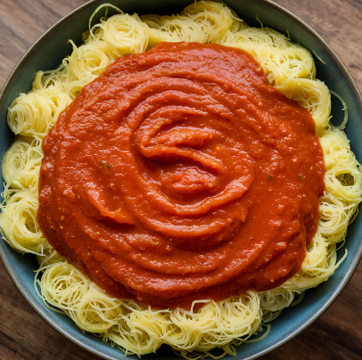 spaghetti-squash-marinara-sauce