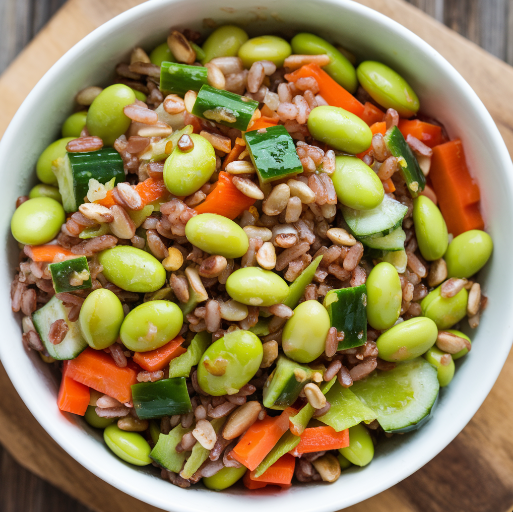 Edamame Brown Rice Salad 