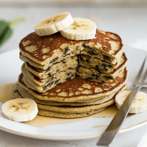 Banana spinach protein pancakes: Nutritious joy for breakfast