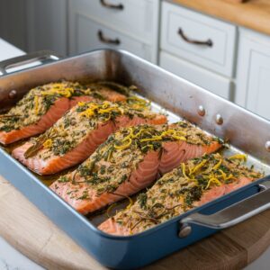 Herbed Salmon and Quinoa Pilaf: A Healthy and Flavorful Dish